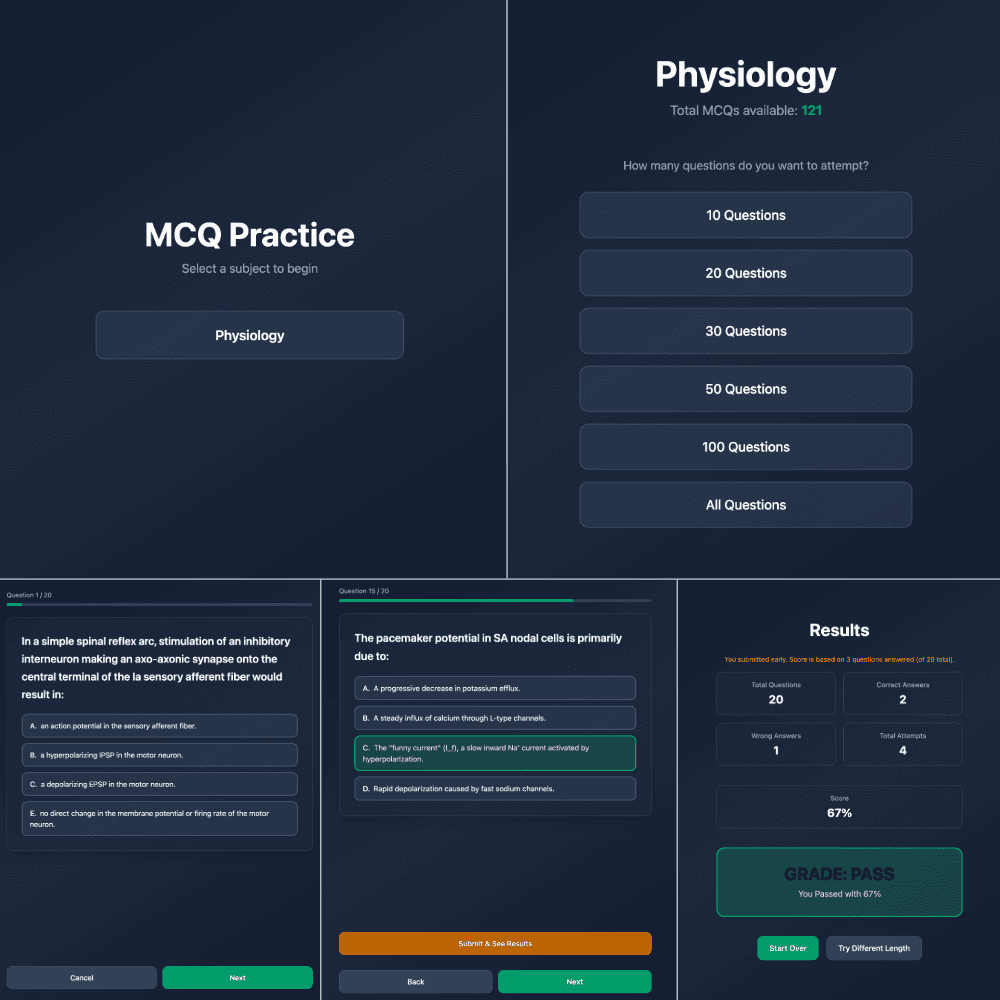 MCQ Exam Application